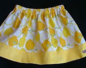 Olivia Skirt in Juicy Lemons Skirt - available sizes  1, 2, 3, 4, and 5