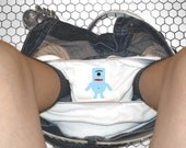 The One Eyed Monster (mens boxer brief, white)