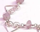 Boudicca Sterling Silver Hearts Bracelet with Amethyst SALE Reg 40Dollars