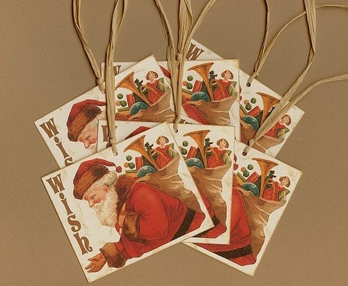 CHRISTMAS SALE CLEARANCE Christmas Gift Tags - 50 Percent (%) Off Sale