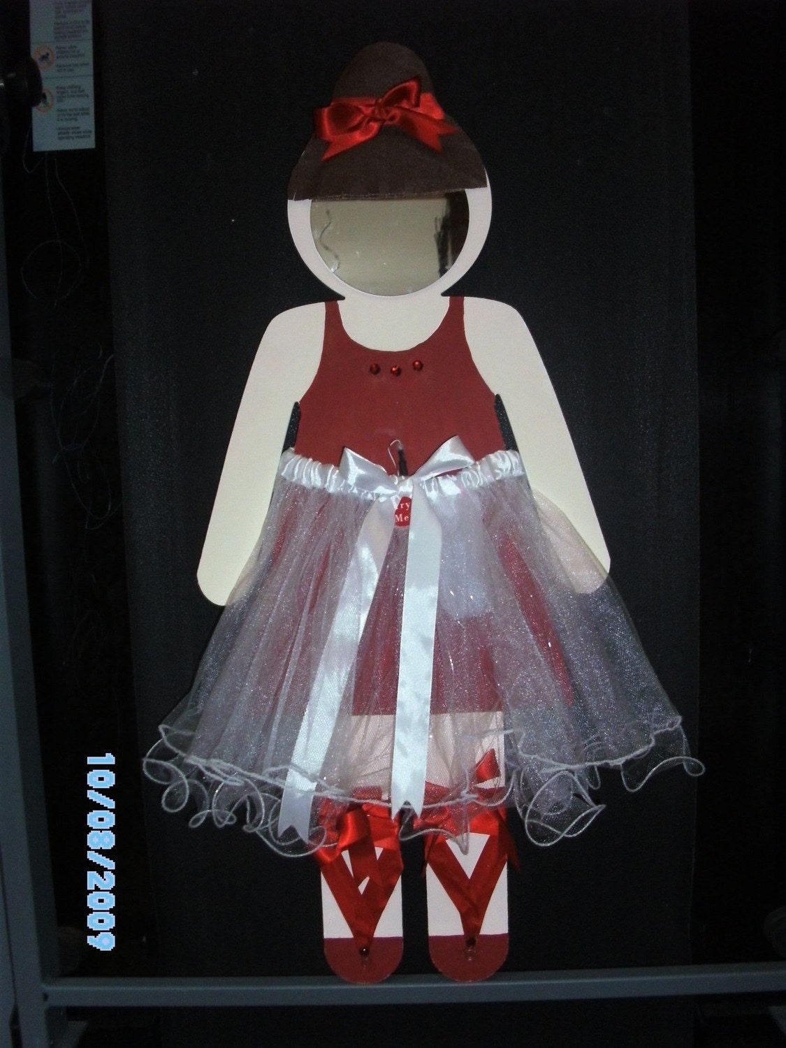 Red Shoes Ballerina Mirror