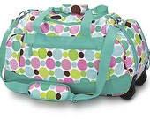 Roller Duffle Travel Luggage Carry On Graduation Monogrammed Bag Tote