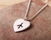 Open Peace Heart Pendant