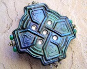 Celtic Cross Polymer Clay Pin