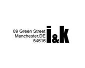 Address Stamp - WOOD HANDLE - I and K