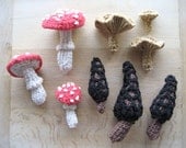 Mushroom crochet patterns, Volume 1