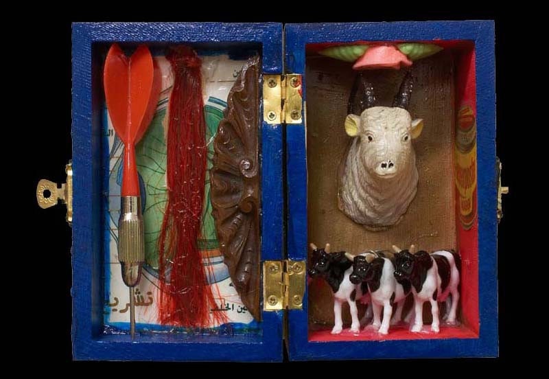 Cow, sheep and dart kipple box