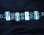 Domino Bracelet with Large Faceted Czech and Swarovski Beads