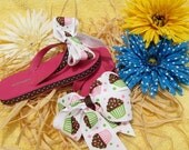 Cupcake Ribbon Flip Flops