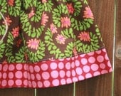 Meandering Vines Twirly Skirt - CUSTOM sizes 12 months to 8Y
