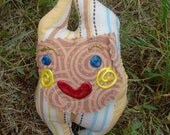 Muse Doll Writing Totems for NaNoWriMo Writers - Brown Stripe Monster - Mojo Mutt Cat Nip Toy