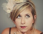 Katy - Blush bridal headband