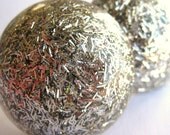Glitter Pop Party Ring - Silver Glitz