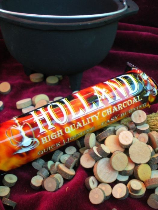 Charcoal Tablets for Burning Powders-Incense-Resins-Herbs