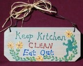 Keep Kitchen Clean Sign