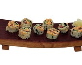 Sushi Plate - made from wine barrel