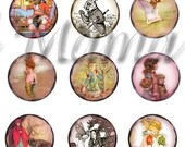 Children's Classics Digital Collage Sheet for 1 inch round