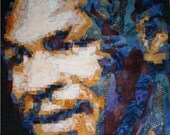 Mike Tyson Wall Art Cotton Raw Edge Applique