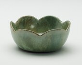 Small Golden Green  Flower Bowl