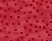 Happy Fabric  Red on Red Dot by Jennifer Heynen