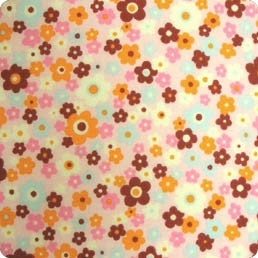 May Flowers fabric - Pink/Blue - Alexander Henry