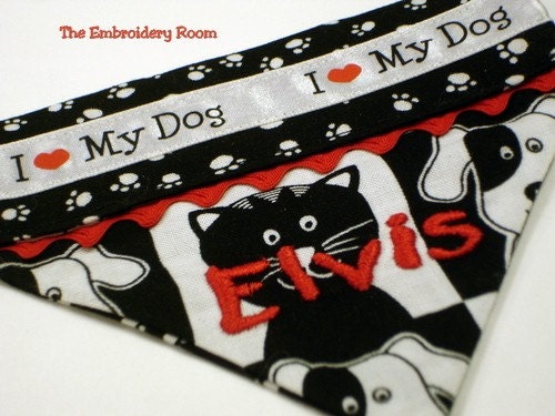 Pet Bandana-Retro Dogs & Cats  Size xs, sm, or med
