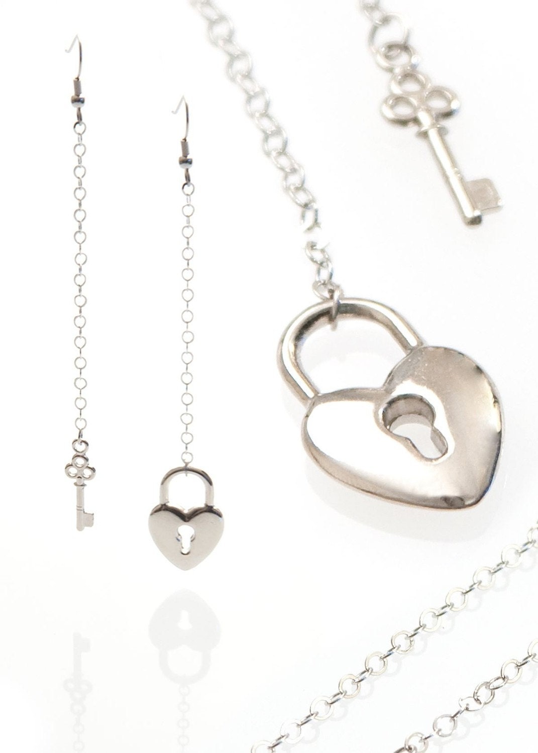 Lock n' Key Dangle Earrings