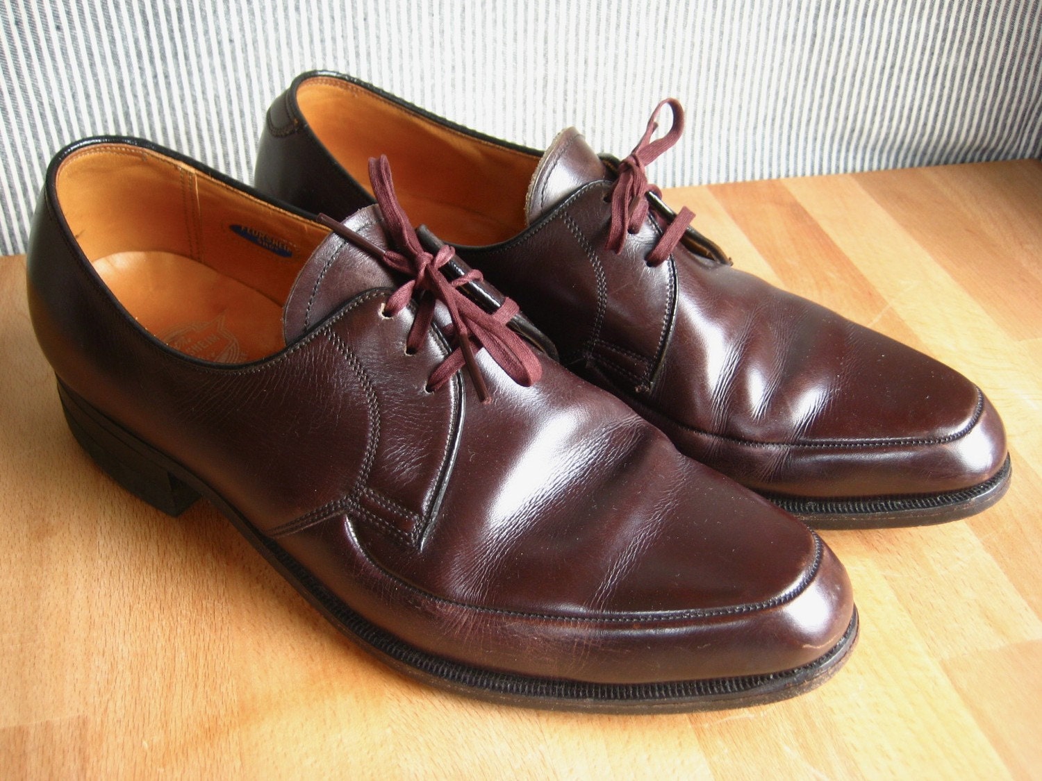 Vintage Chocolate Florsheim Oxfords - Size 6 1/2 Mens 8 1/2 Womens