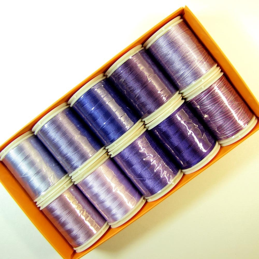WonderFil 40 Weight Rayon Purple Thread Pack