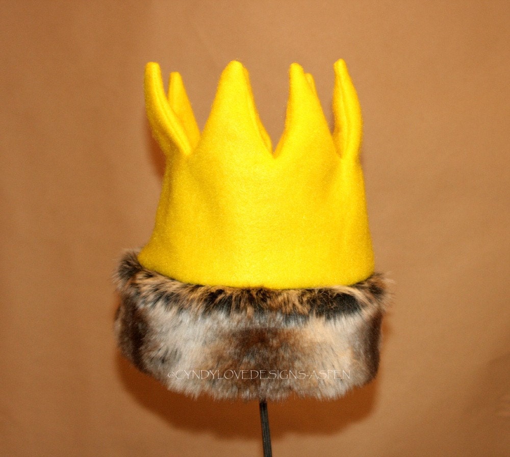 Wild Thing Crown with Faux Fur Trim