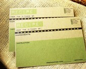 recipe cards- modern