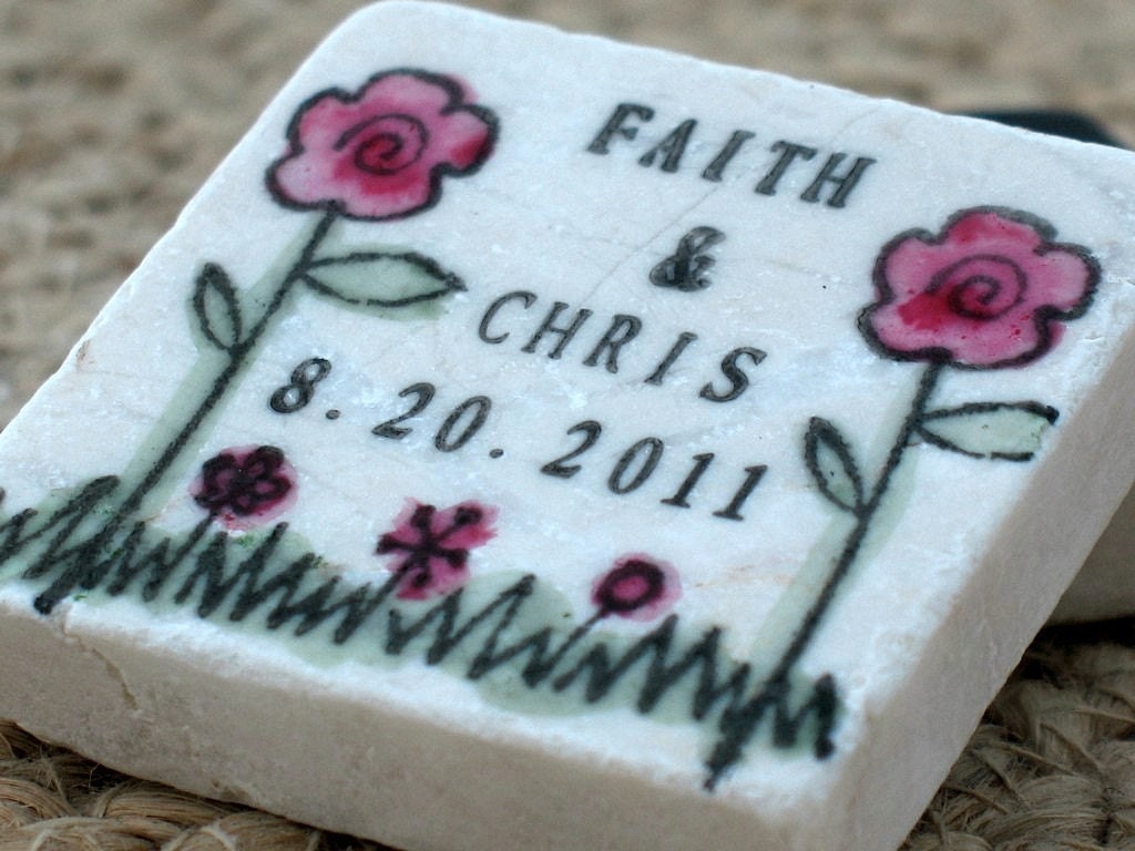 Garden Save The Date Magnets, Wedding Favors, Set of 25