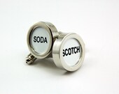 Scotch and Soda Cufflinks - Cash Register Key Cufflinks - Scotch and Soda - by Gwen DELICIOUS Jewelry Design