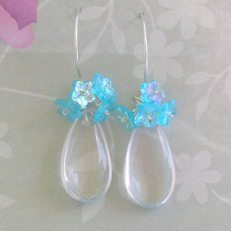 Raindrop earrings