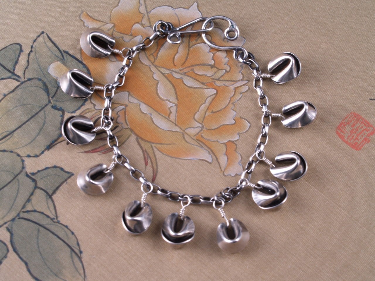 Sterling Fortune Cookie Bracelet - Wrist of Potential