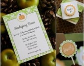 Thanksgiving Dinner Printable Collection - Pumpkins and Pears - The TomKat Studio Il_170x135