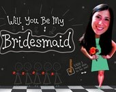Bridesmaid Postcards - Will You Be My Bridesmaid