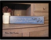 Primitive Peter Pan Second Star To The Right And Straight On Til Morning Wood Sign