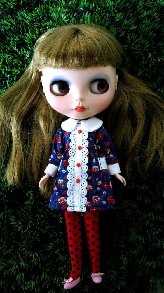 Blythe outfit Garden Rendezvous by POMMECOPINE 002