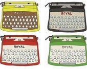 Set of 12 Typewriter Stickers