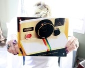 Modern Urban Wall Art - Yellow Polaroid Photography / Coffee Table Art