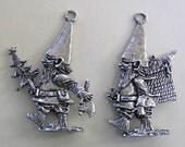 Gnome Ornaments Set of 2 Happy Gnomes