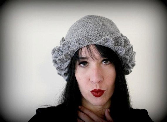 Crocodile Stitch Flapper Hat - Crochet PDF Pattern - Permission to Sell Finished Items