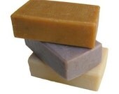 7 Big Soap bars  - Handmade Soap Vegan Soap Cold Process Blue Surfer Dude Chai Tea Daydream Cinnamon Roll etc