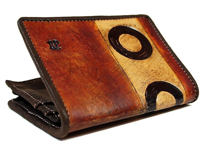 Genuine Men's Leather Wallet - Oreo