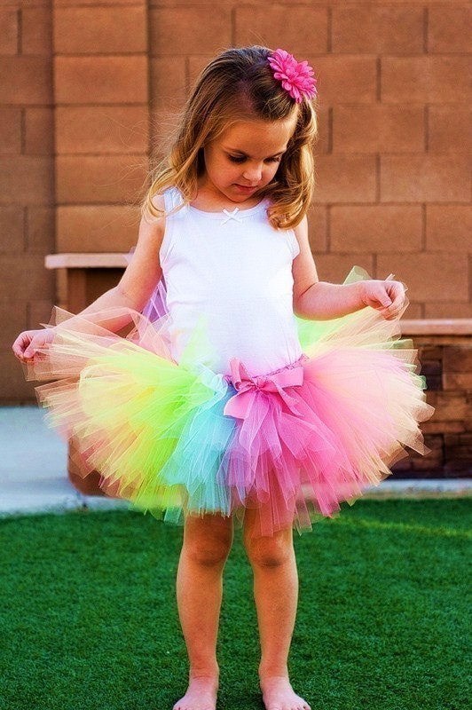 TUTU, Christmas Gift, infant, baby, girl, Rainbow, Sweet Pixie Stick Skirt