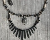 Pyrite Scarab Necklace