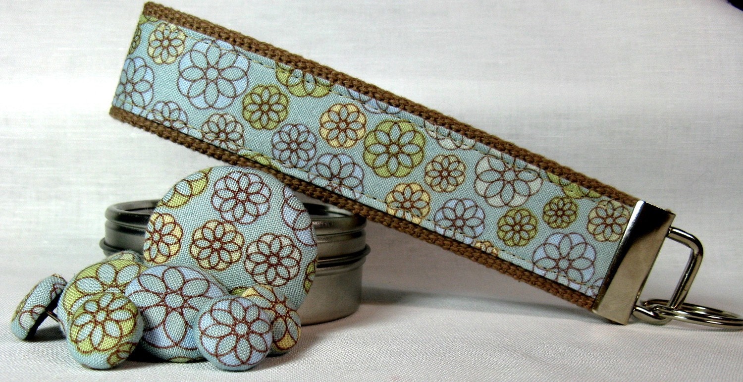 Moondance Flowers in Hues of Blue Office Set