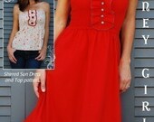 Honey Girl Sundress and Top sewing pattern