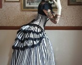 Steampunk Bustle Gothic Victorian Skirt & Long Governess Skirt Pirate CARNIVALE QUEEN Victorian Decadence by Lovechild Boudoir